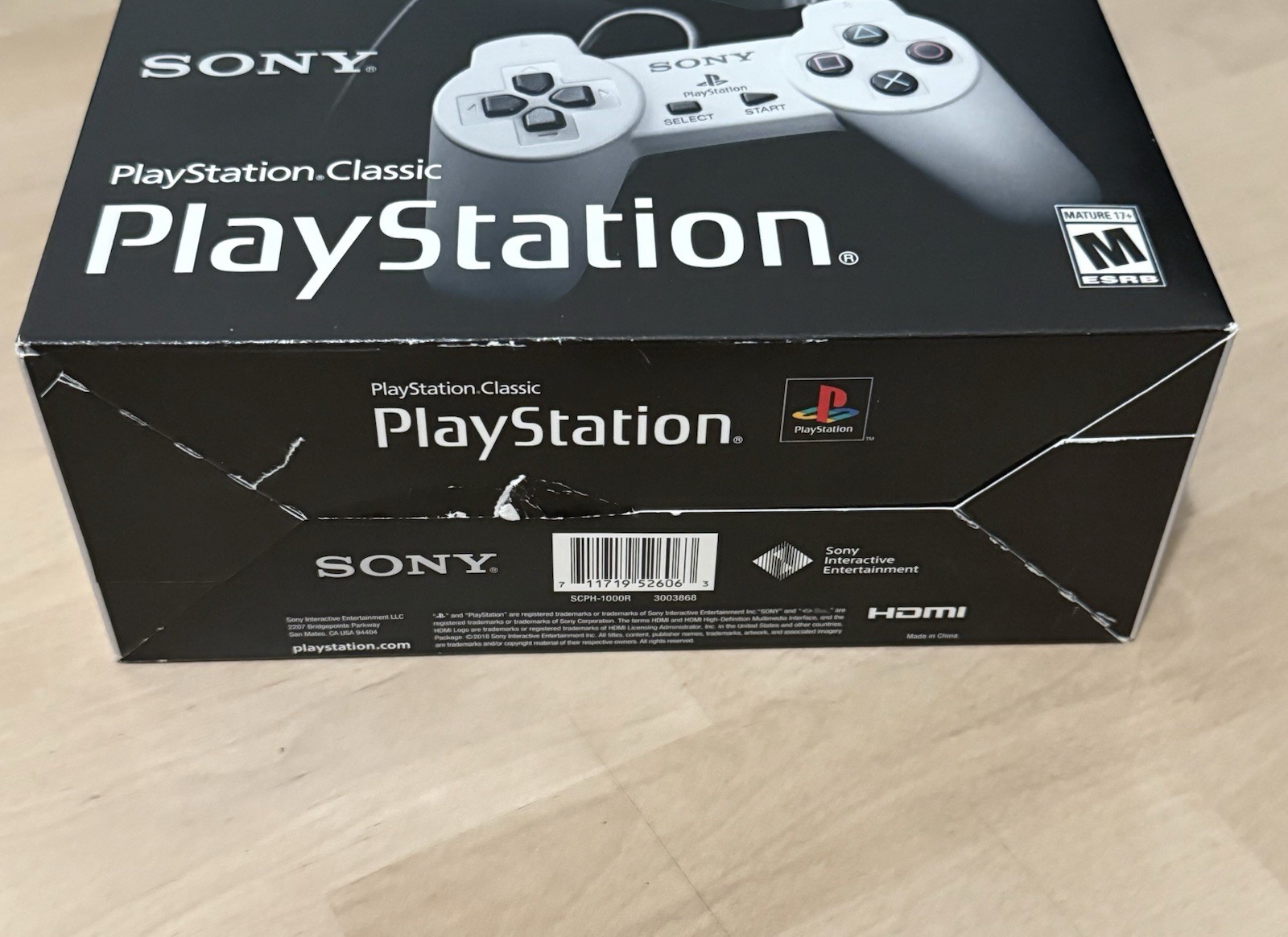 Sony PlayStation Classic Micro Console Gray USB Console Platform Model