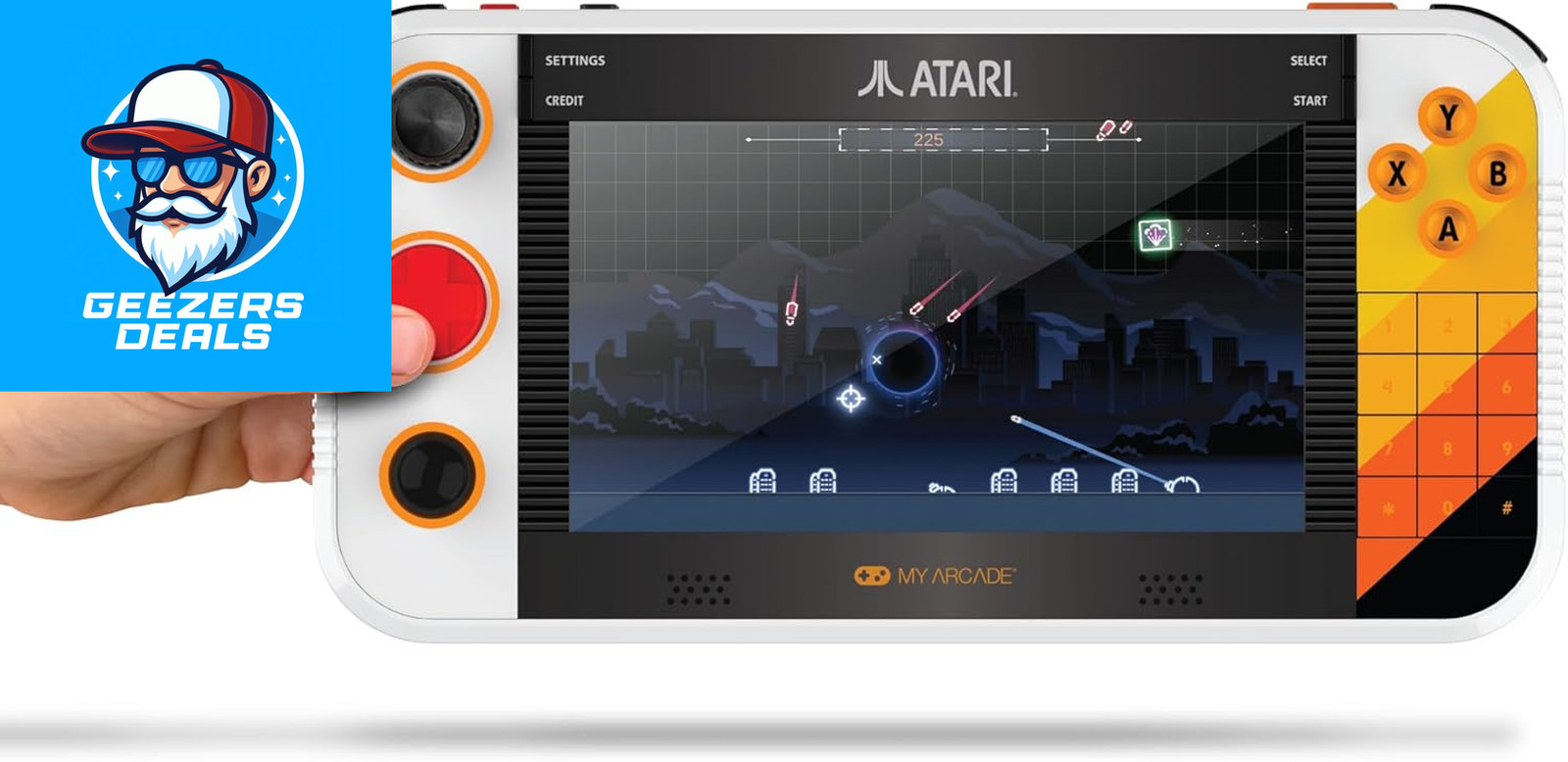 Atari Gamestation Go: Rechargeable Battery, over 200+ Preloaded Retro Video Game