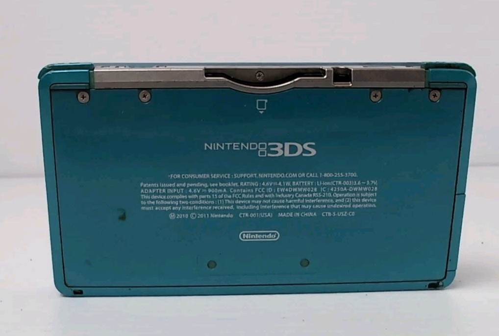 Nintendo 3DS Blue Handheld Console System CTR-001 See Pictures & Condition