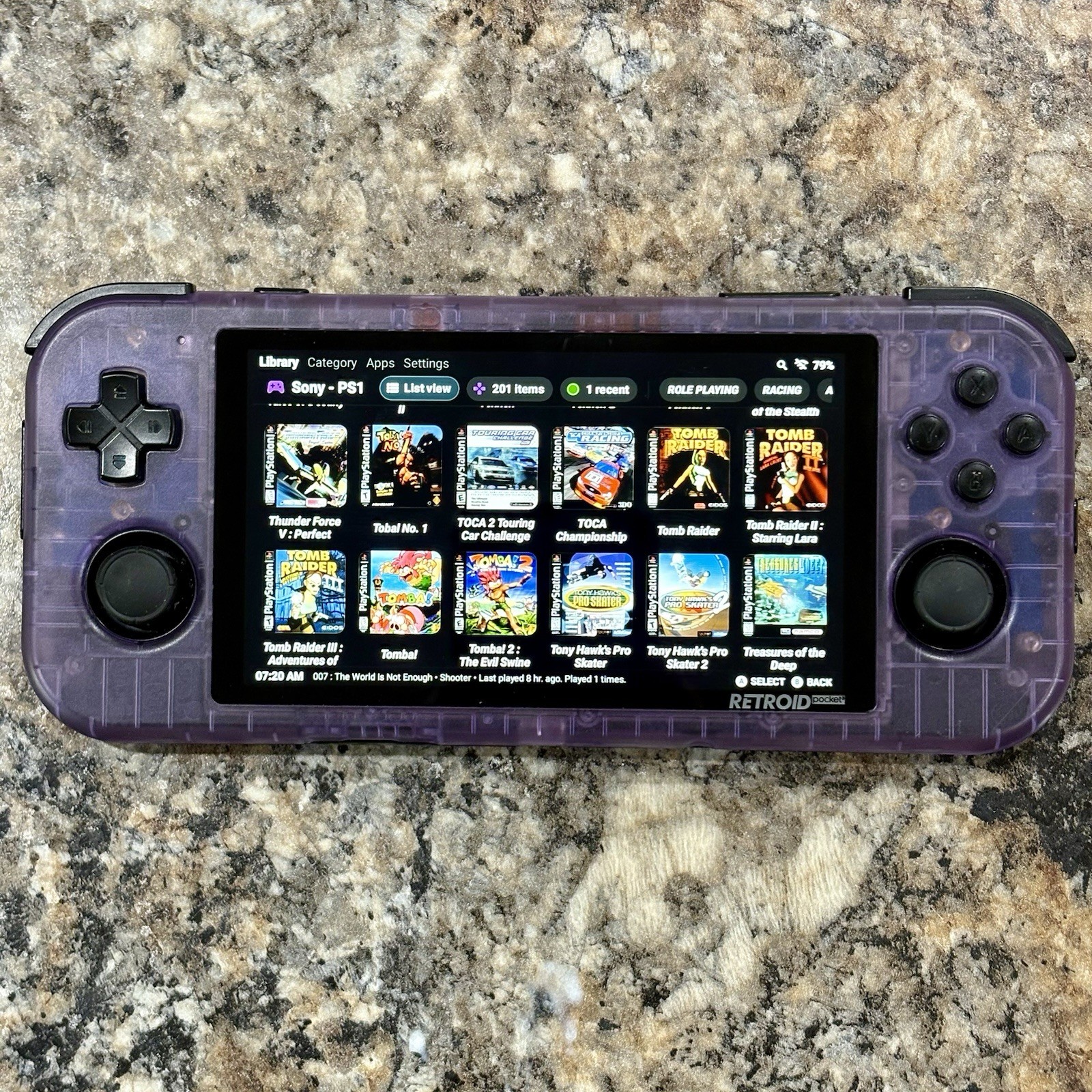 Retroid Pocket 3+ Plus, Gaming Handheld, 128GB + 64GB Card, Custom Ready To Play