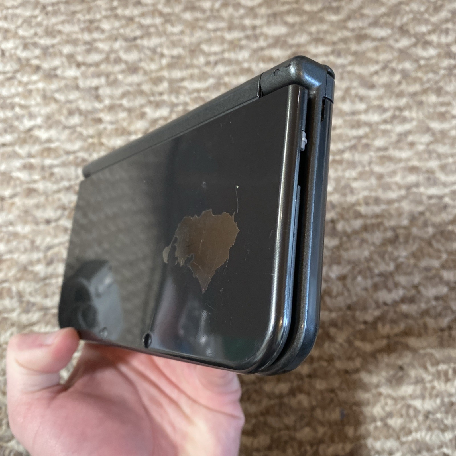 New Nintendo 3DS XL Metallic Black USA Top IPS With Charger
