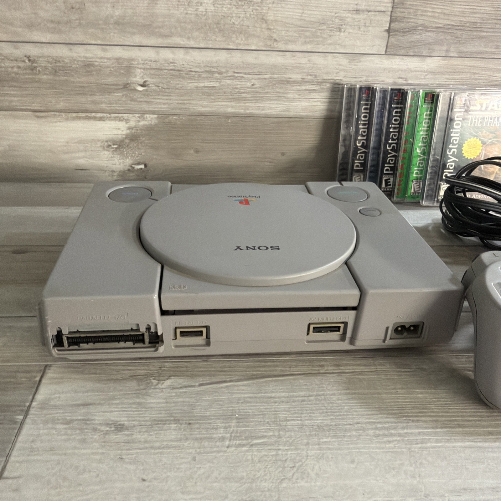 Sony PlayStation 1 Console PS1 SCPH-5501 Console Only Works READ