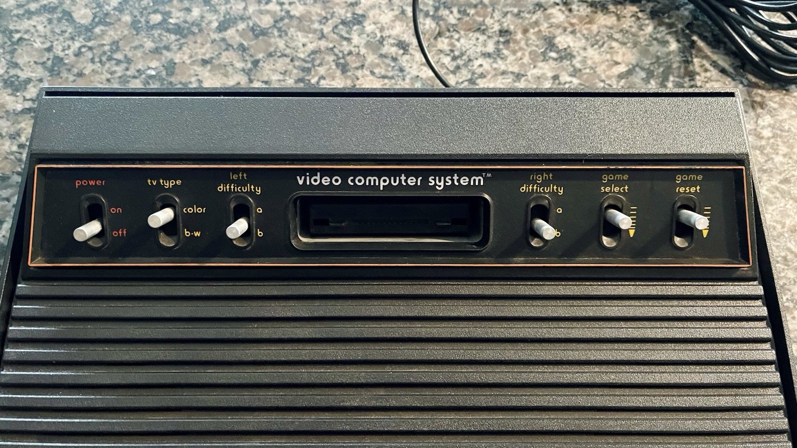 vintage Atari cx2600 video game Console, Controller, Accessories & 15 games lot
