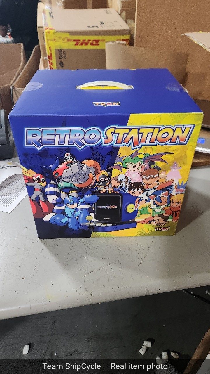 CAPCOM TRON RETRO STATION Game Console 5 Mega Man And 5 Street Fighters G2U