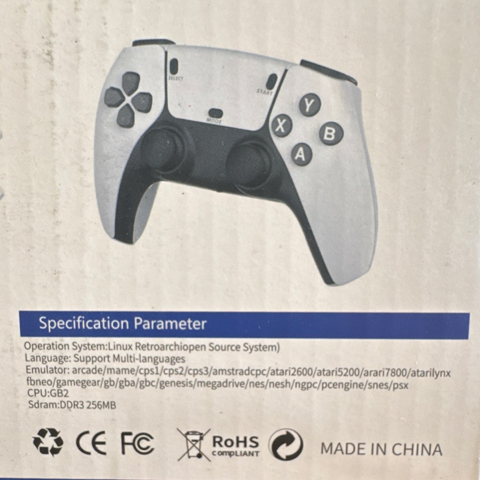 SJGAM M15 Plus Handheld Game Console, 2.4G Wireless, HDMI, Wi-Fi, White