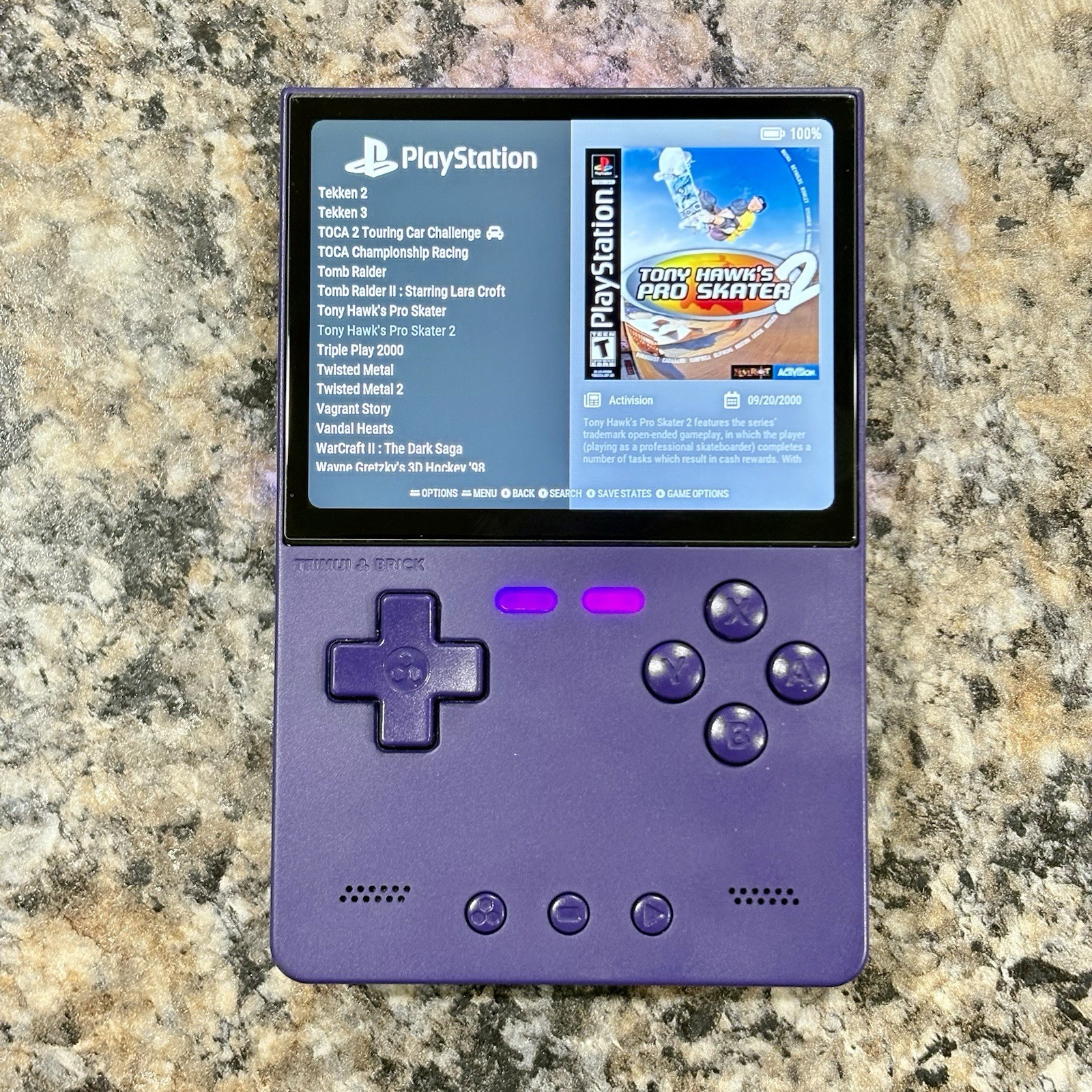 Trimui Brick Retro Gaming Handheld, New 64GB Card, Custom Loaded Ready To Play
