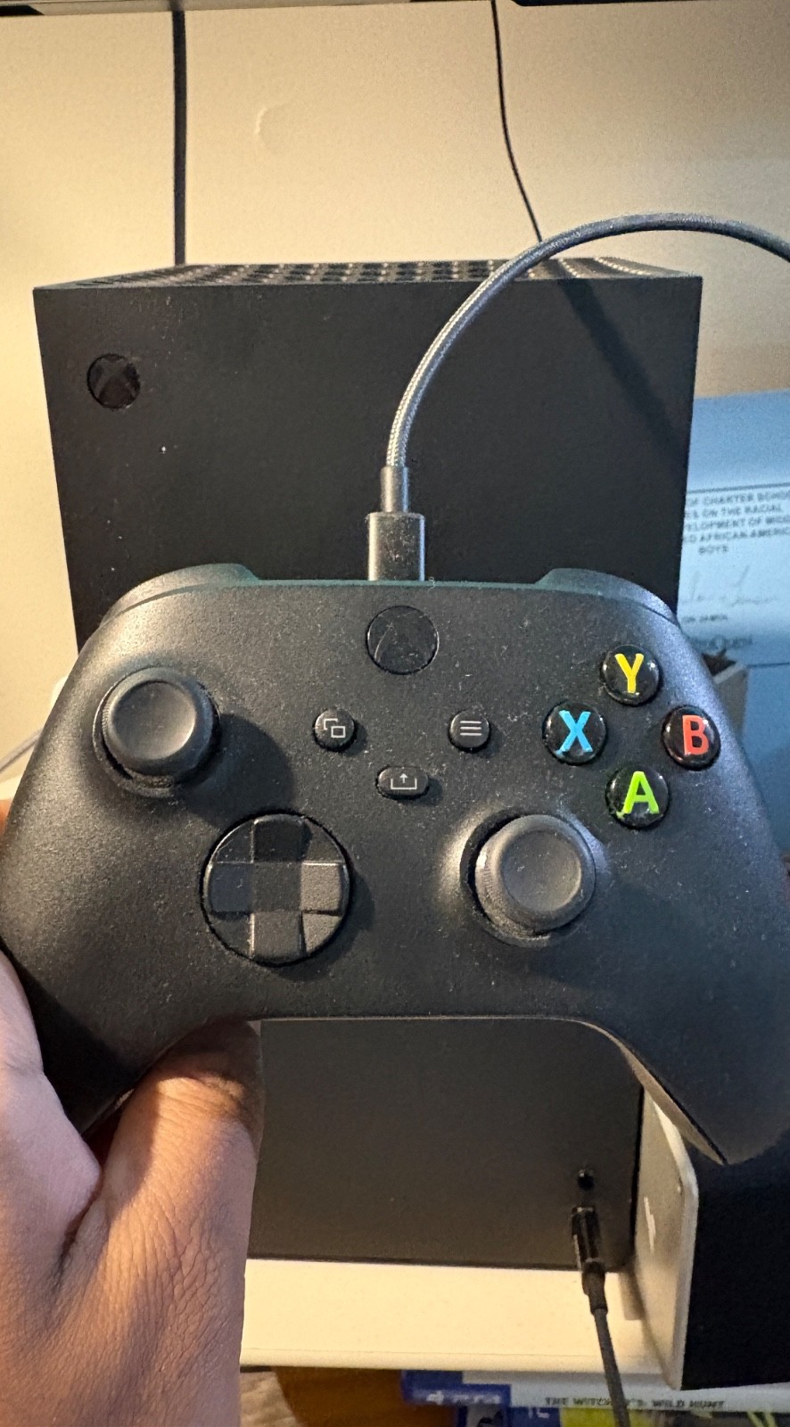 Microsoft Xbox Series X 1TB Video Game Console – Black (with controller)