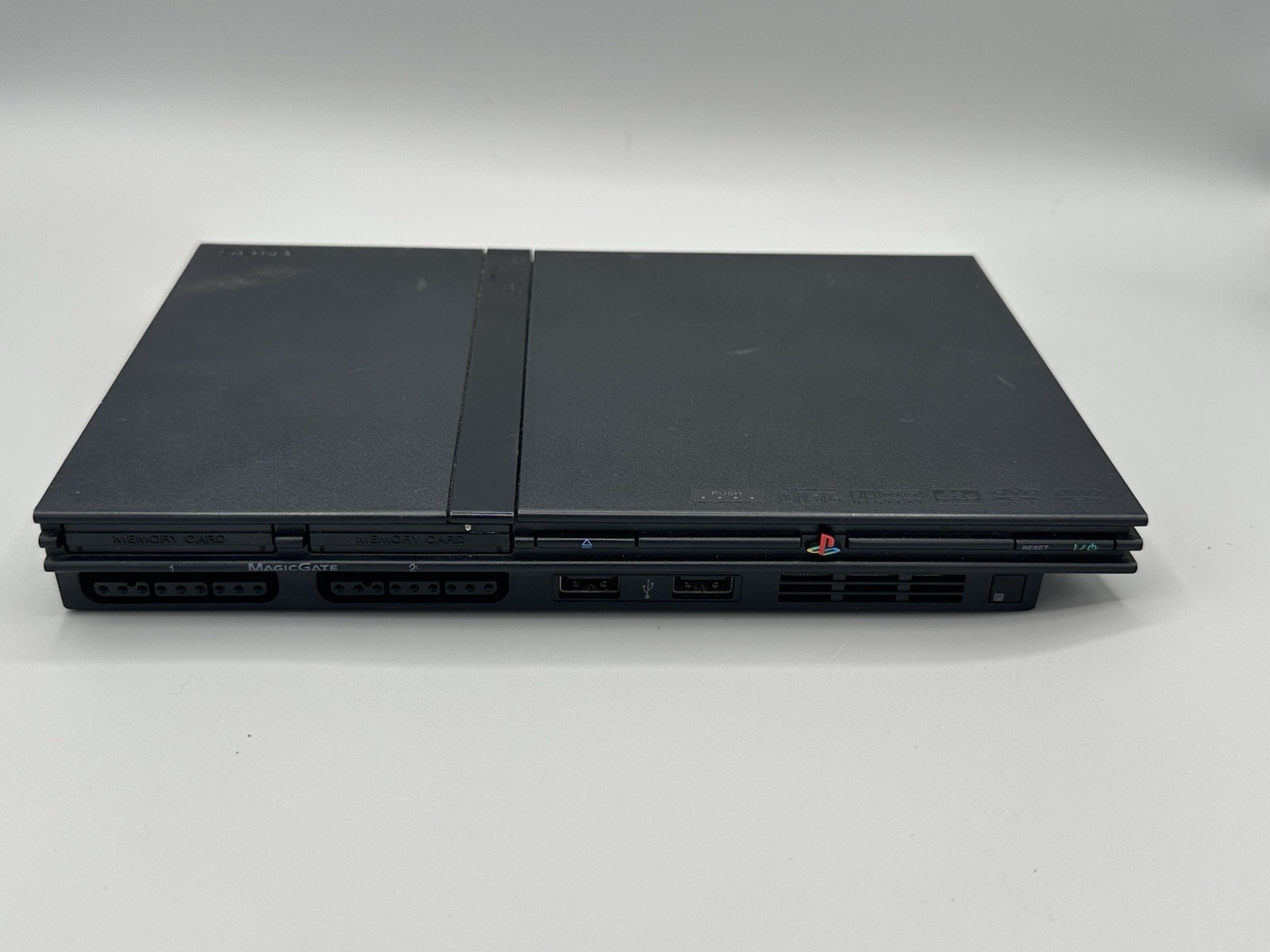 Sony Playstation 2 Slim Black SCPH-70012 Console Only Tested Video Game PS2