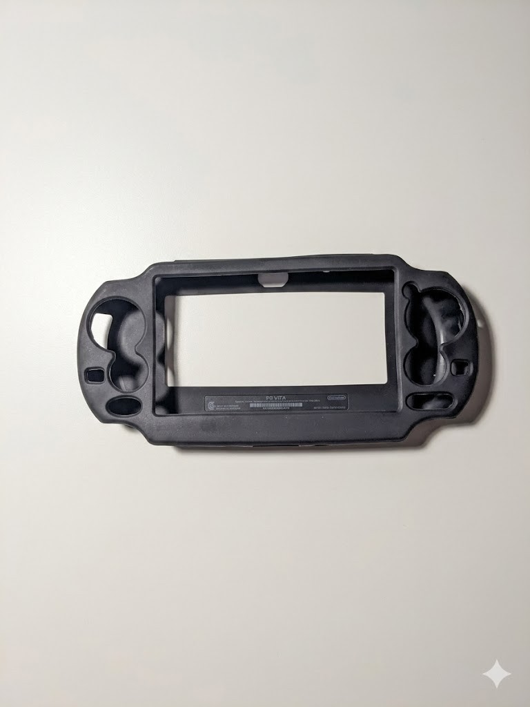 Sony PS Vita Wi-Fi Model PCH-1000 Crystal Black Console Full Set + OLED Screen