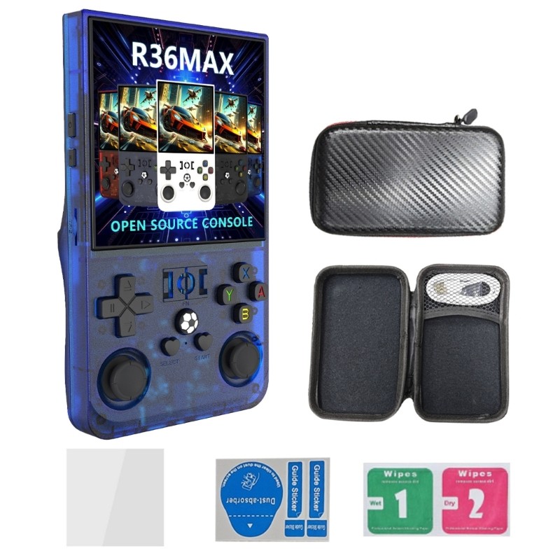 Open Source 4.0in R36Max Handheld Game Console Retro Supports Multiple Emulators