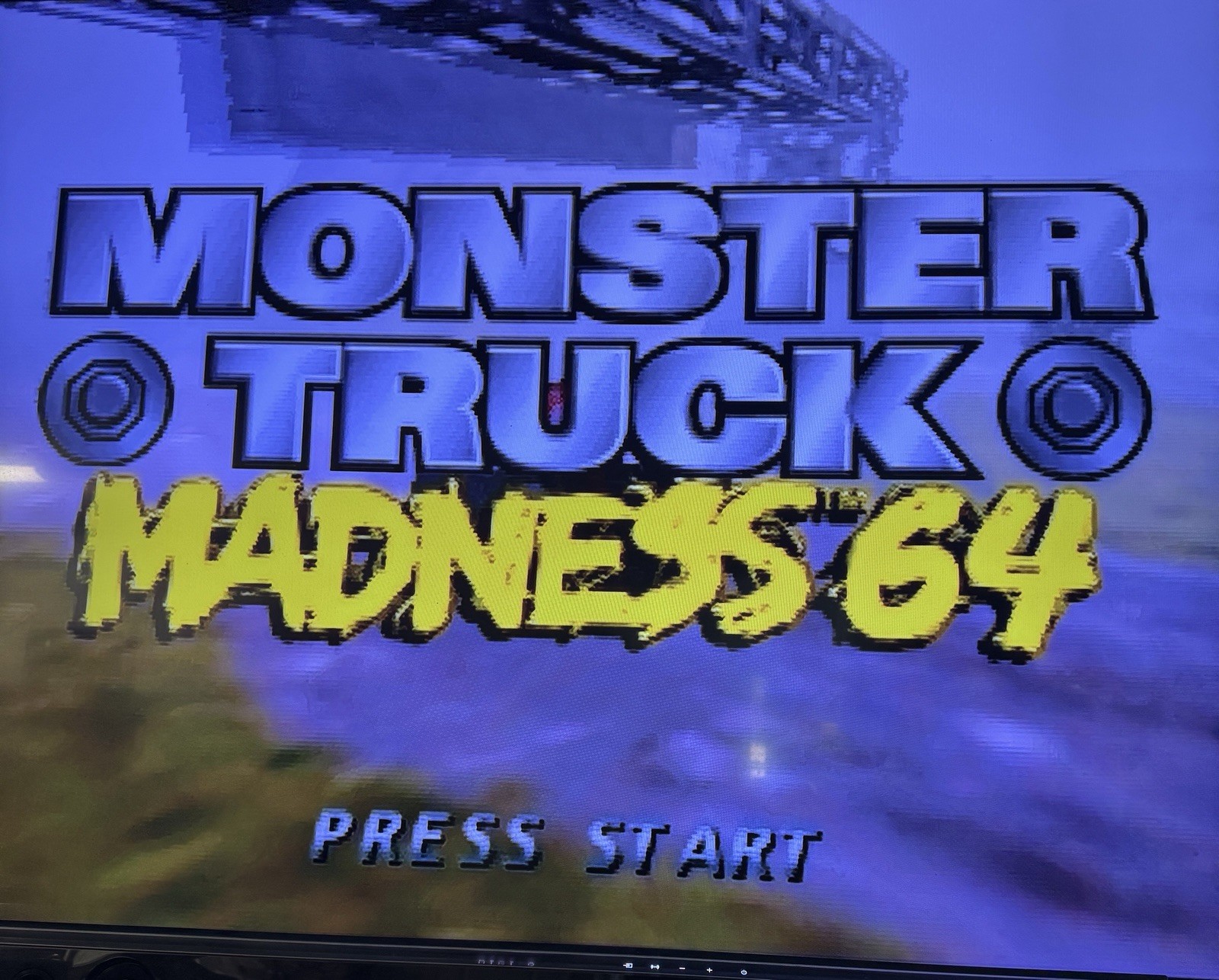 Nintendo N64 Console NUS-001 Monster Truck Madness Video Game Controller