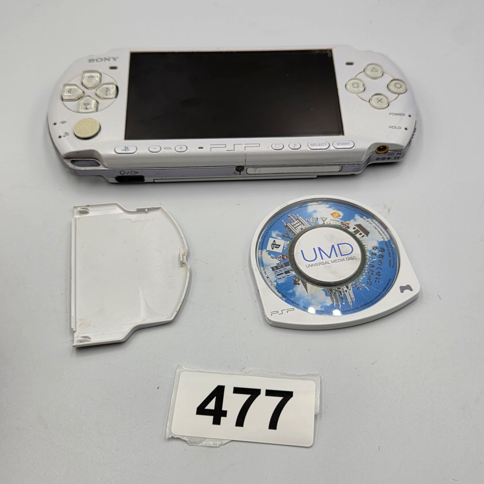 Sony PSP-3000 Pearl White Japan Import UMD Tested /Working – Read Description