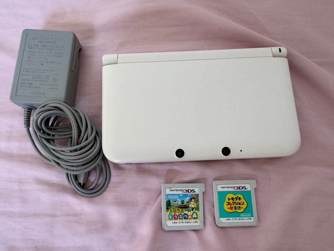 3DS/2DS/DS Nintendo 3Dsll White Tomokore Forest With Charger Medium Japan