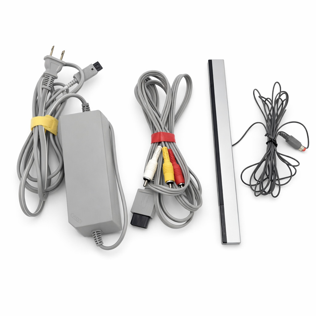 Nintendo Wii RVL-001 Console Set: Pick OEM Controllers & Cords