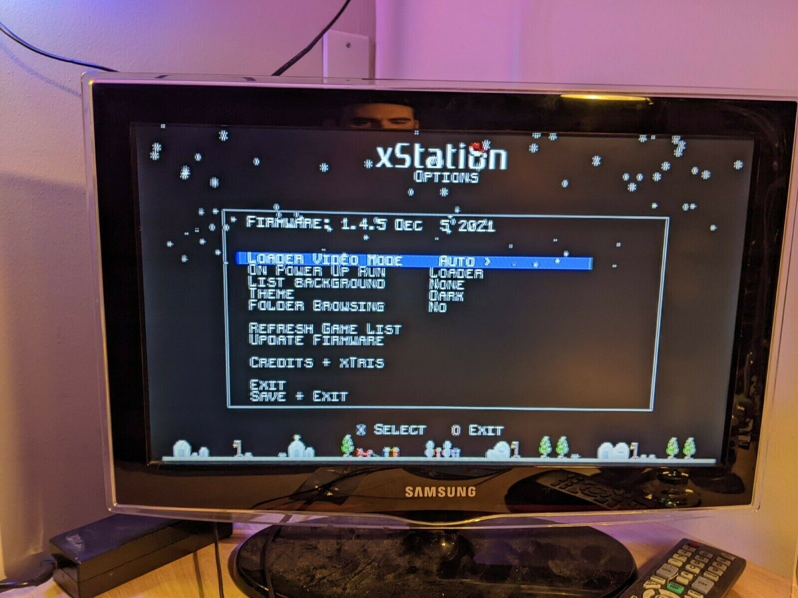 Playstation with xStation ODE, 3D Printed Tray, 128GB SD Card
