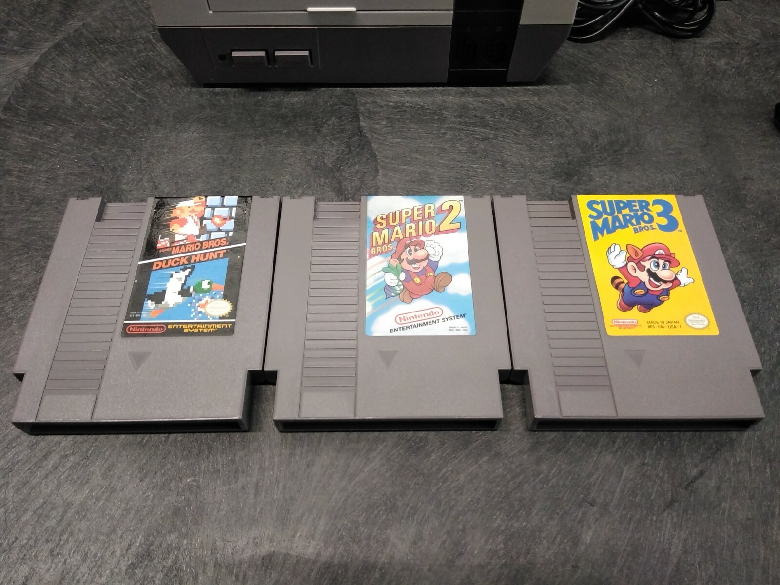 Original Nintendo Entertainment System NES with Mario 1-3 Mint Condition Console