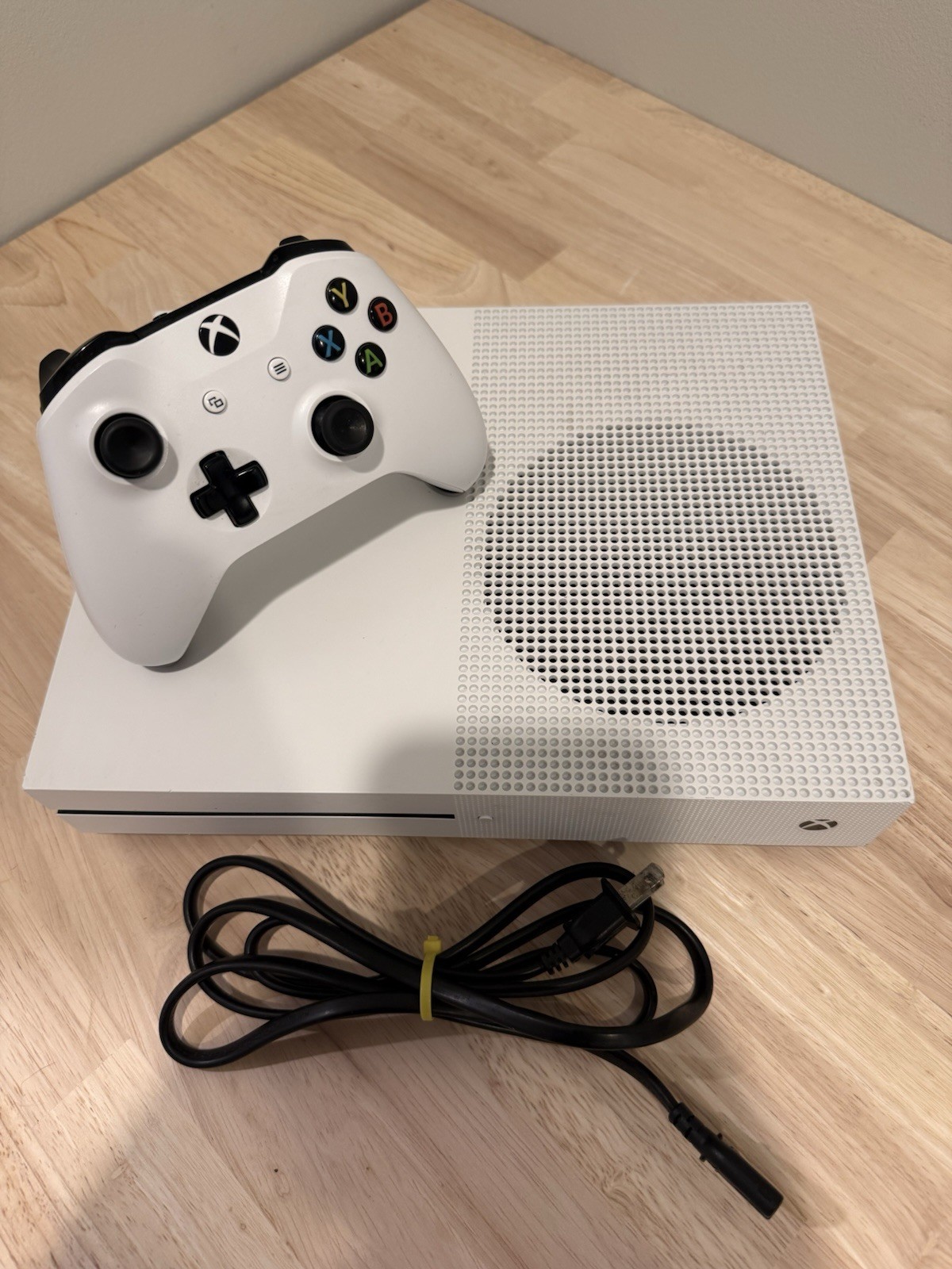 Xbox One S 1TB Console With Controller And Power Cord, HDMI New, Cleaned In/out