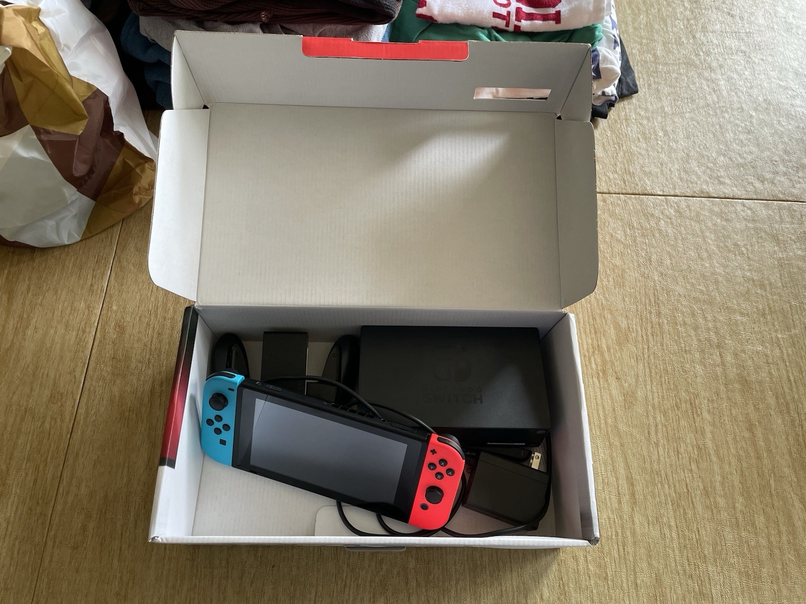 Nintendo Switch 32GB Handheld Console – Neon Red/Neon Blue