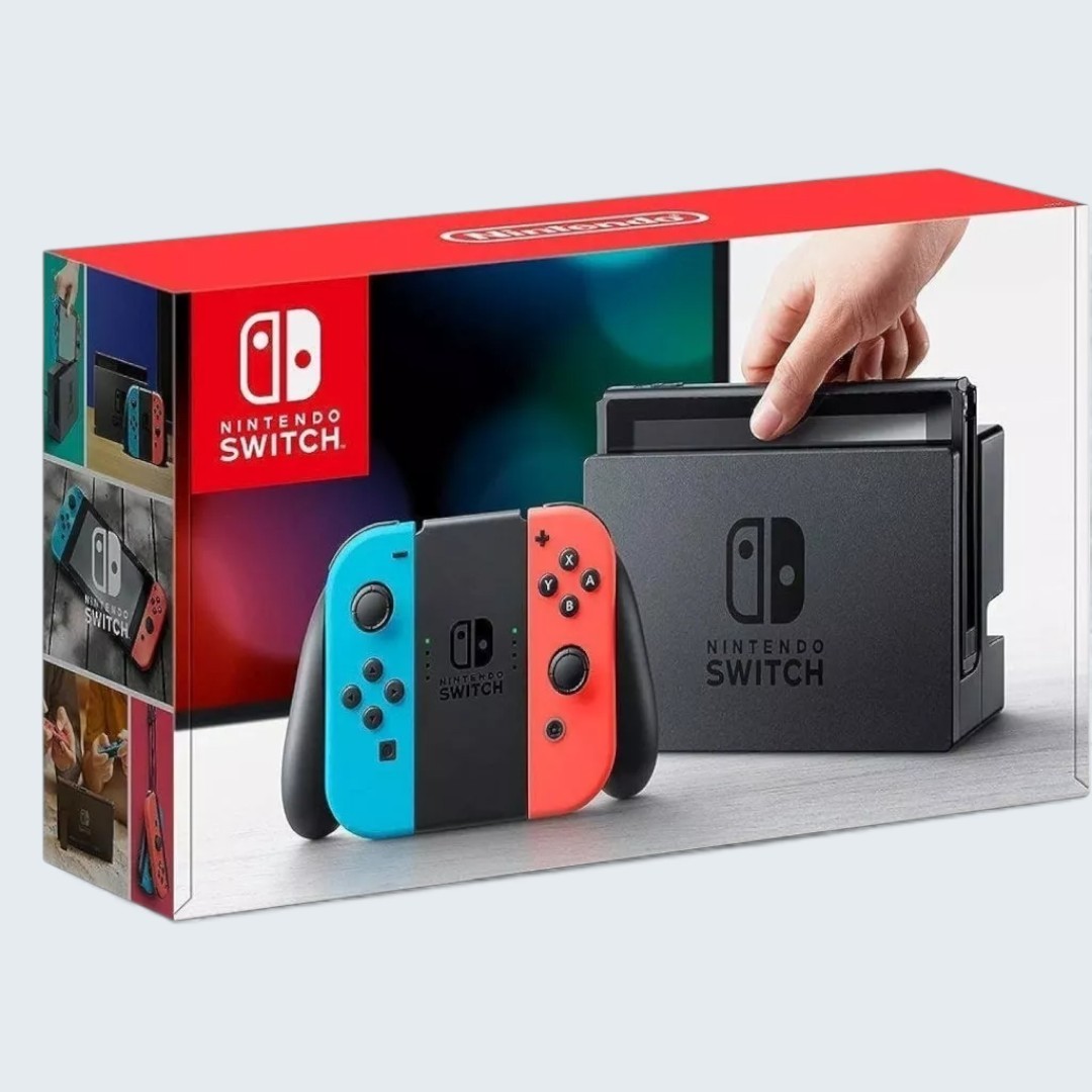 Nintendo Switch HAC-001 Console w/ Joy-Con, Dock, Charger & HDMI – Select Rank