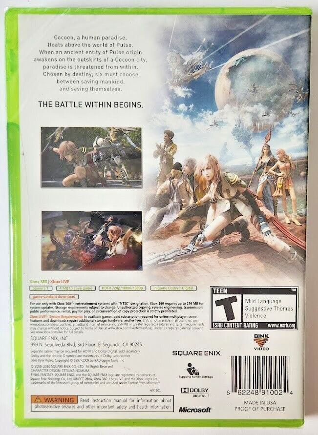 Final Fantasy XIII (Platinum Hits)/XIII-2/Lightning Returns: XIII X360 Special