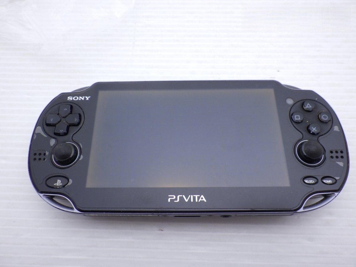 [Working] PlayStation Vita 3G/Wi-Fi Model (PCH-1100/Crystal Black) PS Vita japan