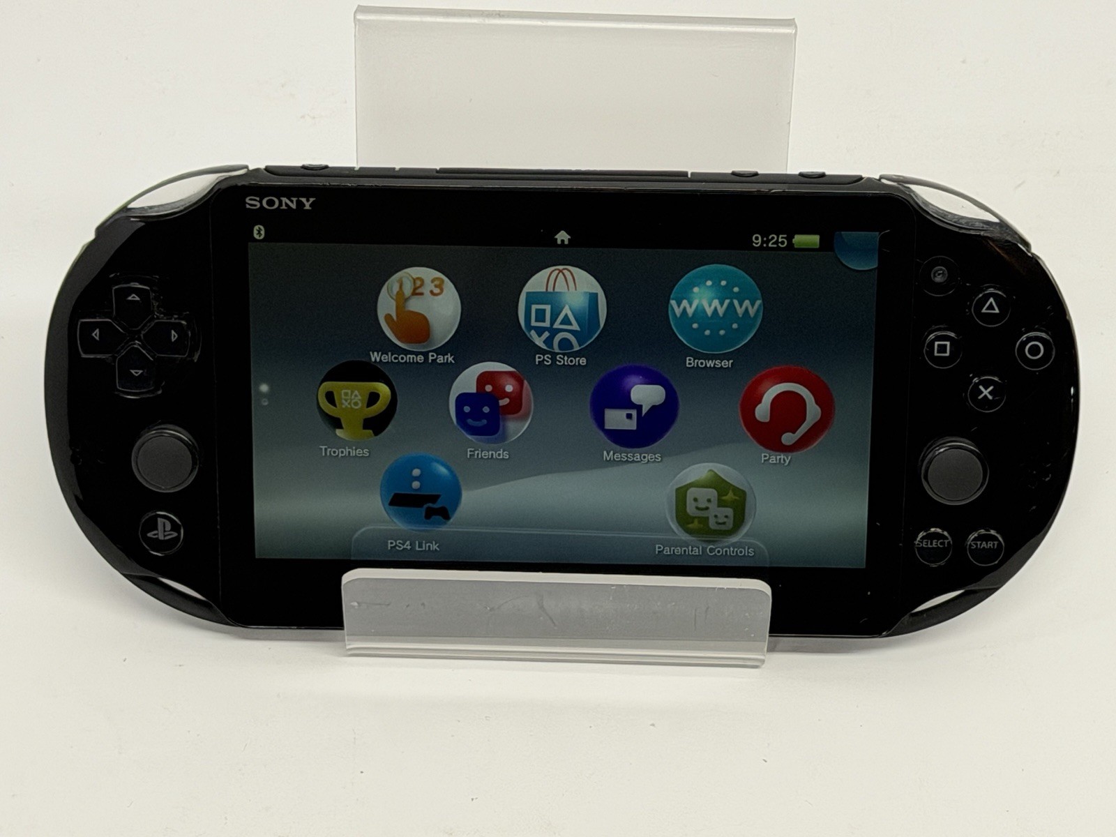 PS Vita 2000 Gundam EXTREME VS-FORCE Black Console With Charging Cable