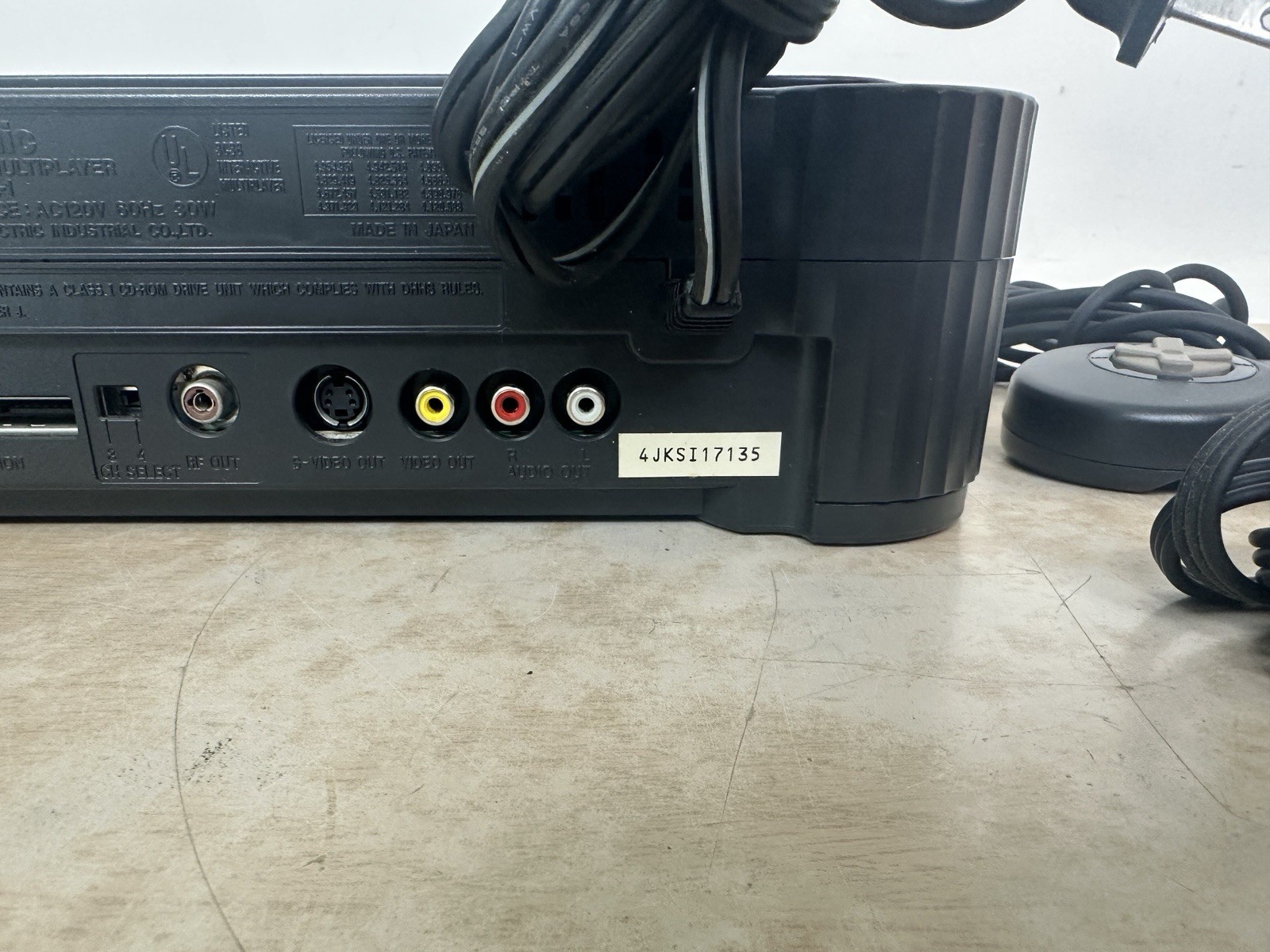 Panasonic 3DO FZ-1 USAa Console w/OEM Controller & 2 Games – Very Clean – WORKS!