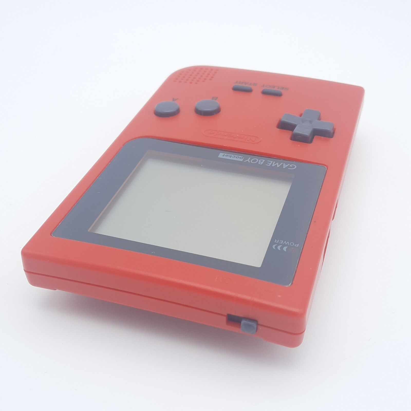 Nintendo Game Boy Pocket Red Handheld Console System MGB-001 – No Battery Cover