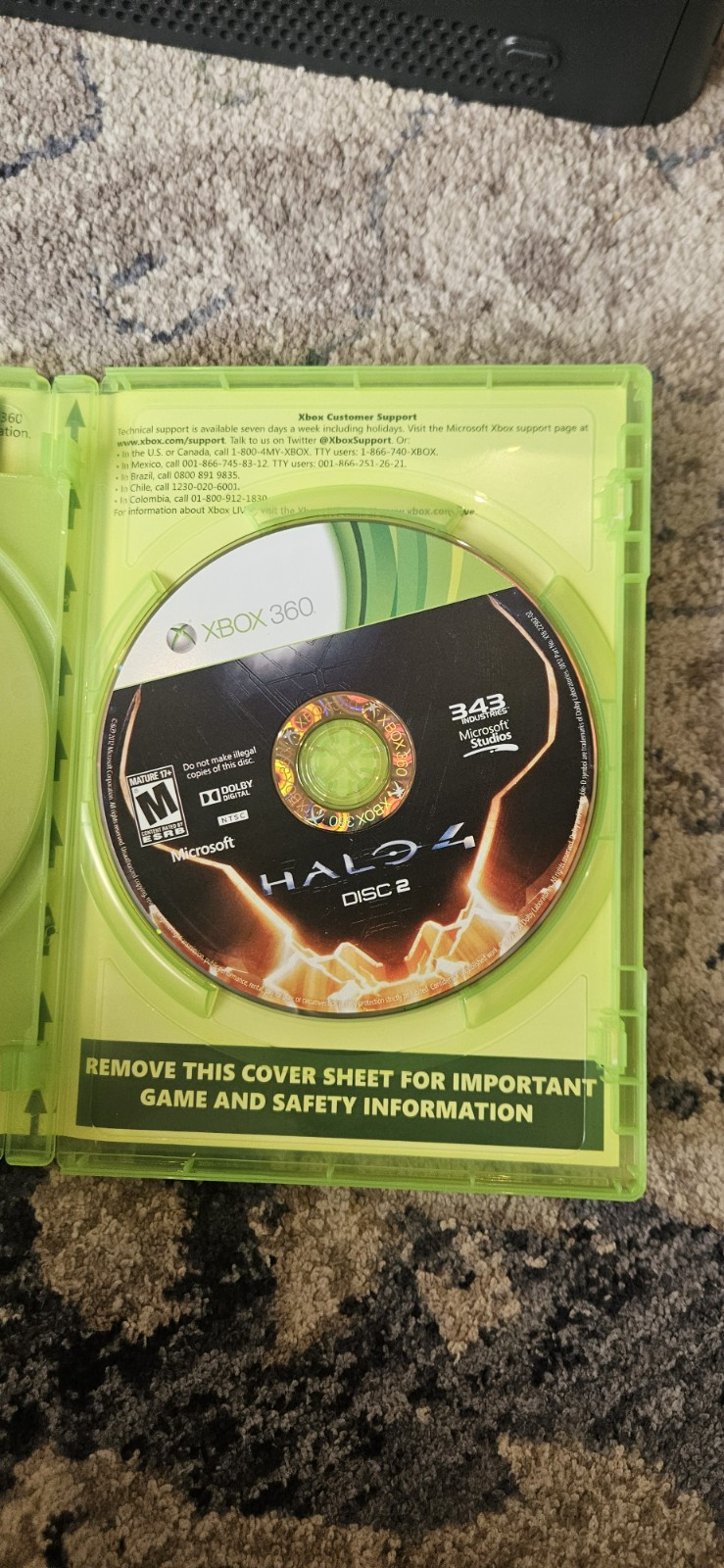 Microsoft XBox 360 Pro 120GB black Video Game Console Gaming System
