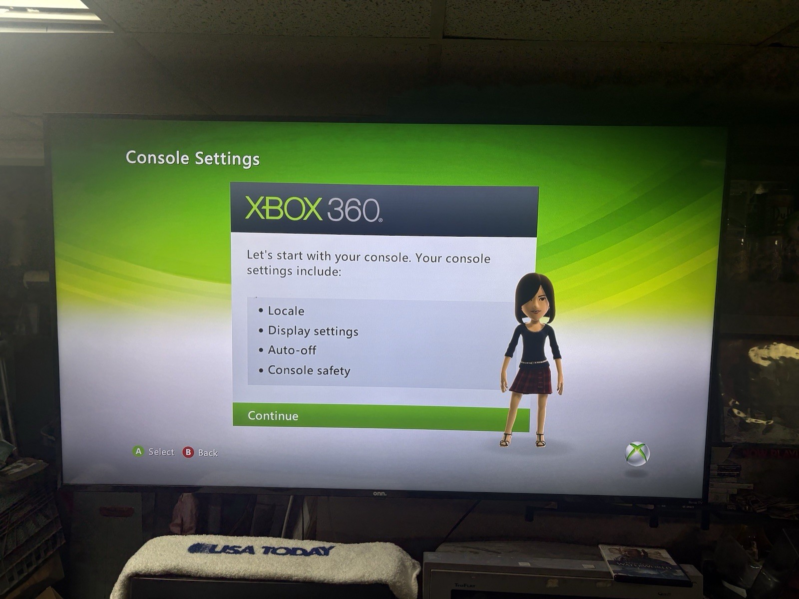 Xbox 360 Go Pro White Console w/AV Cable Controller Power Supply & Original Box
