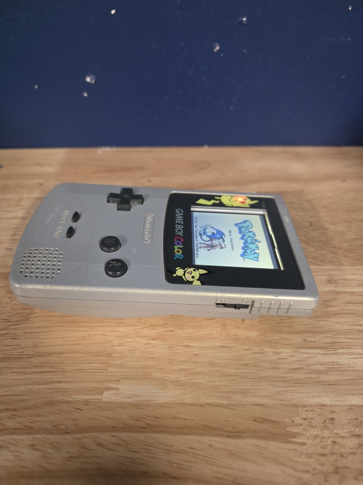 Nintendo Game Boy Color Handheld CGB-001 Pokemon Special Pikachu Edition Working