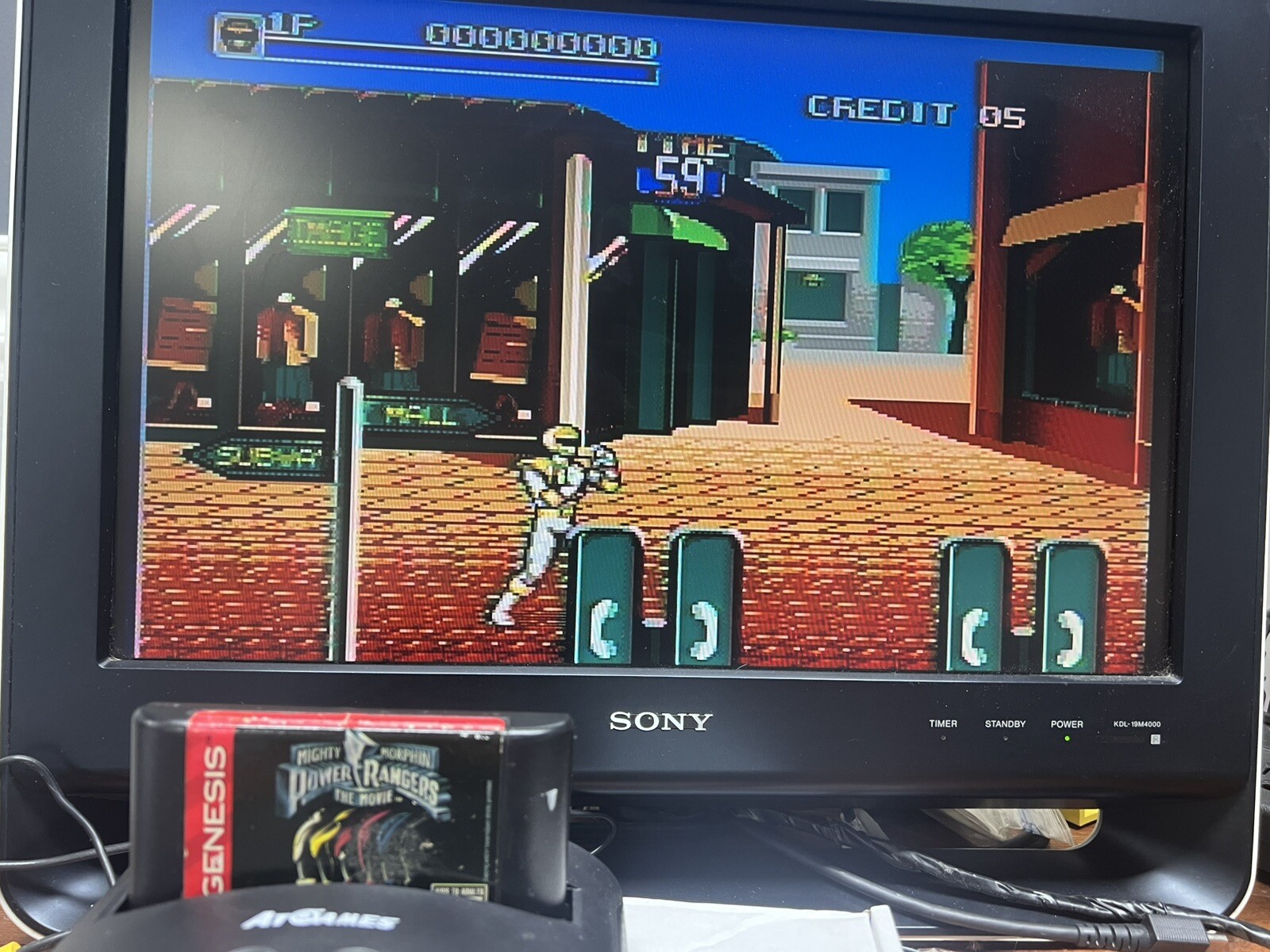 Sega Genesis Mini At Games Console w/ 80 Built-In Games + 7 Games, – TESTED