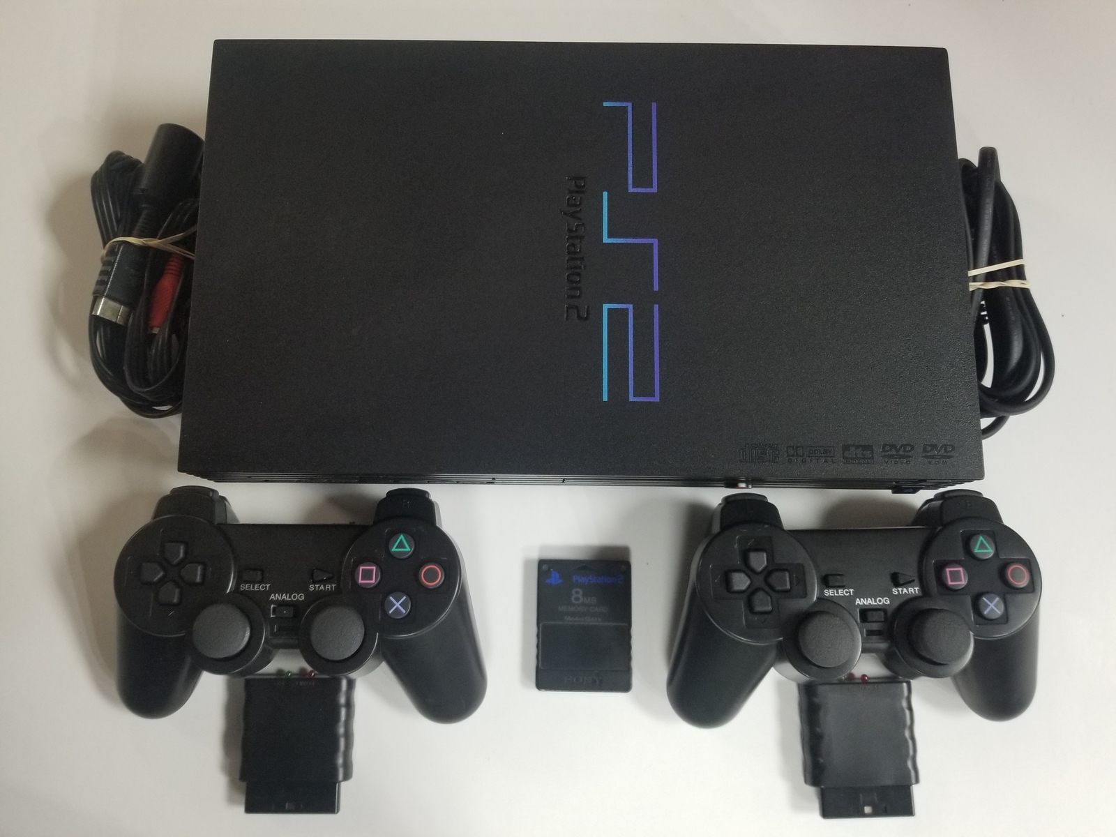 GUARANTEED Sony Playstation 2 PS2 Console Bundle 2 BRAND NEW Controllers E