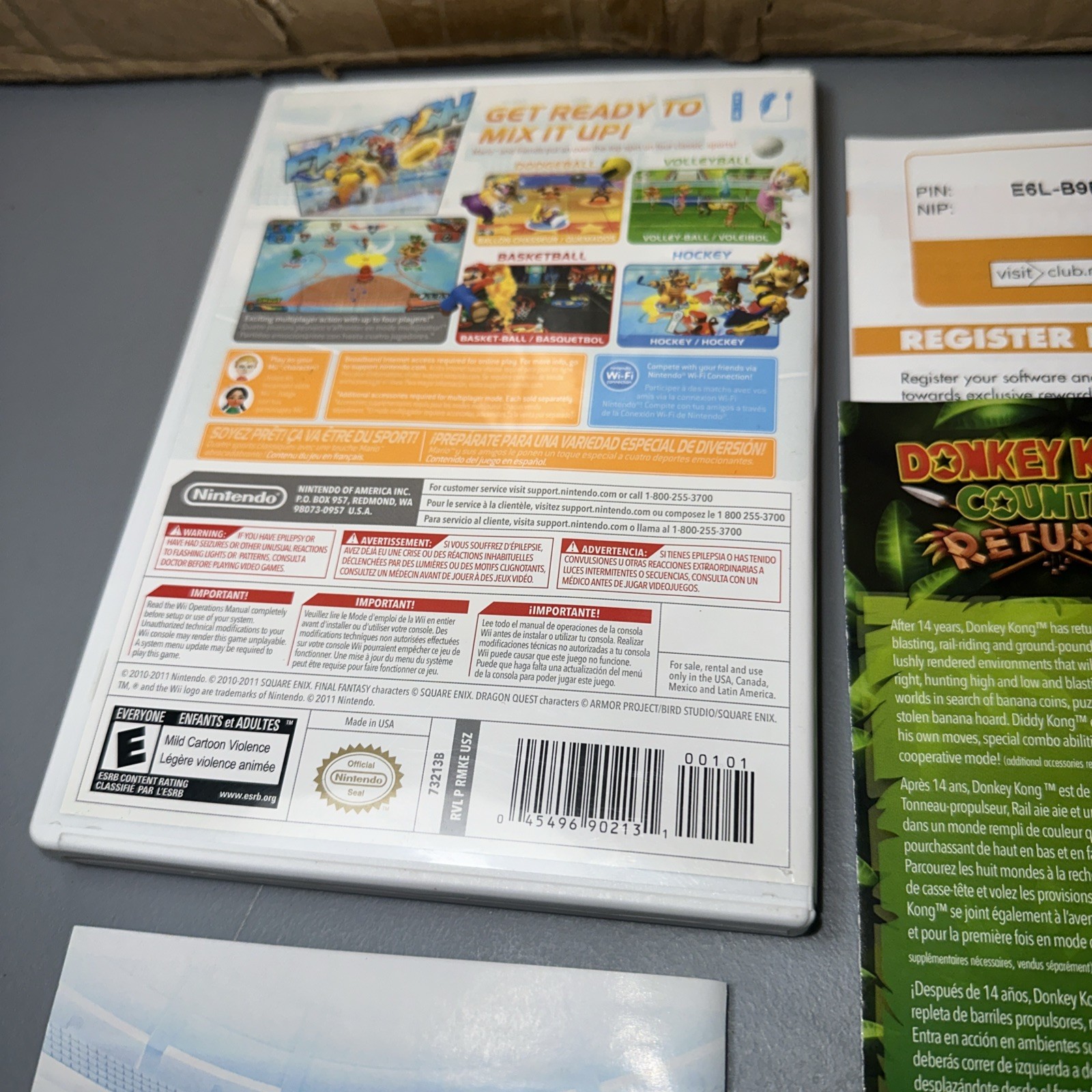 Mario Sports Mix (Nintendo Wii, 2011) Complete Game