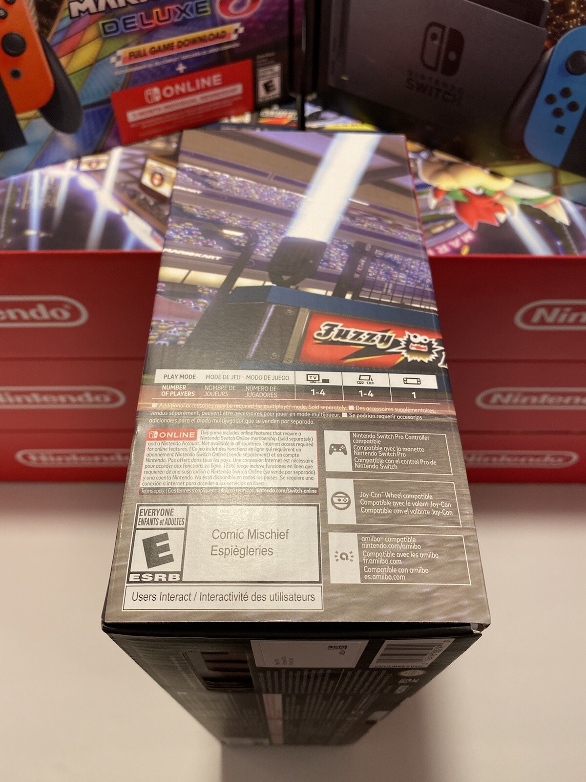 NEW Nintendo Switch Console Mario Kart 8 Deluxe Bundle Neon Blue/Red SHIPS ASAP!