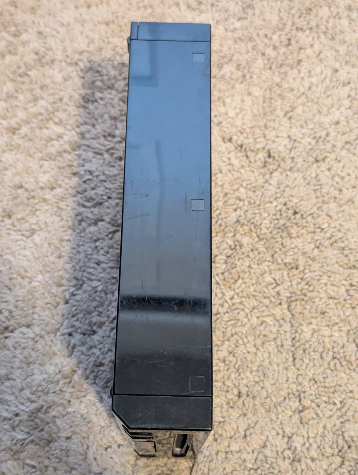 Nintendo Wii Console RVL-101 512MB Black with Cords and Sensor -NO REMOTE/GAMES