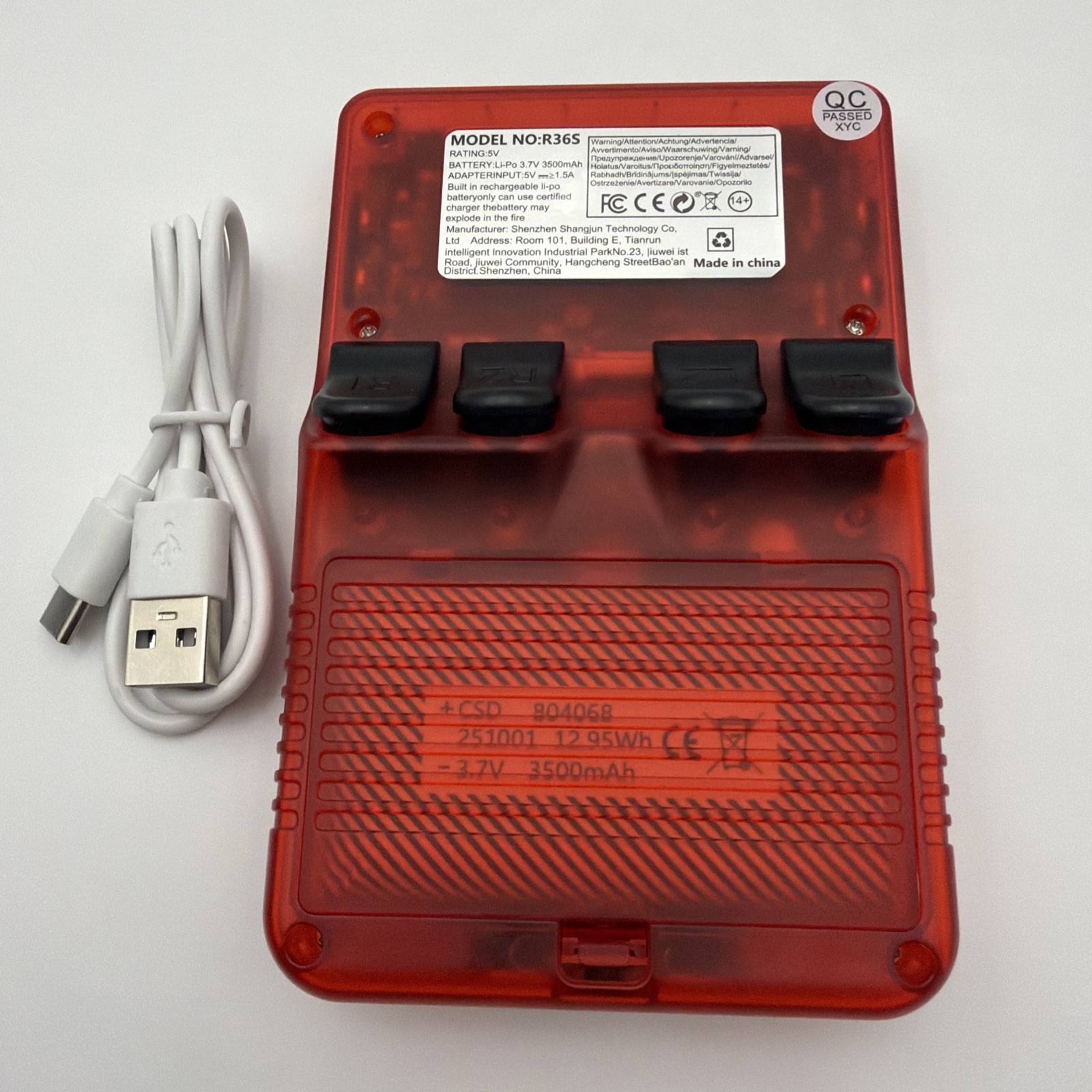 Video Handheld Game Console – Red – TESTED