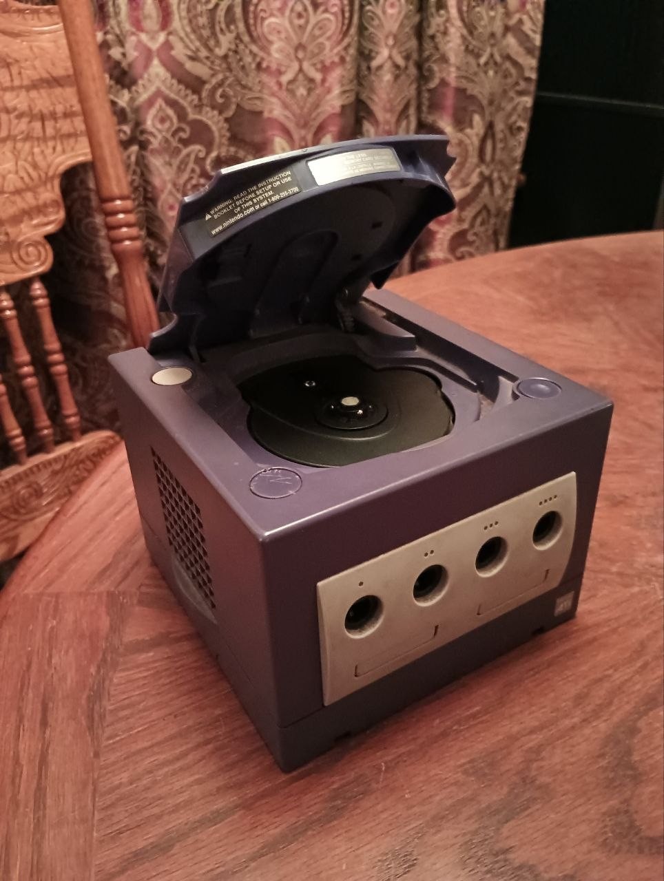 Nintendo GameCube Console Purple Bundle w/ 2 Controllers, Cables & Carry Case