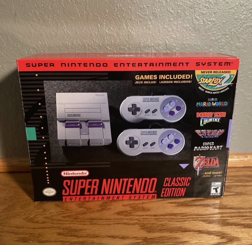 Nintendo – Super Nintendo Classic Edition – Mini Game Console – Usa – Sealed!!