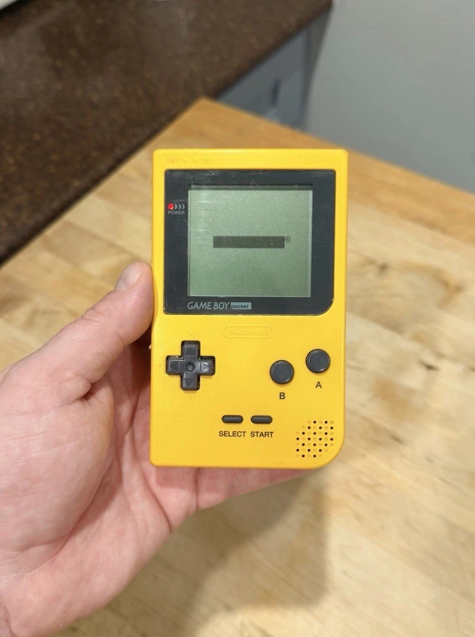Nintendo Game Boy Pocket MGB-001 Console Yellow Tested