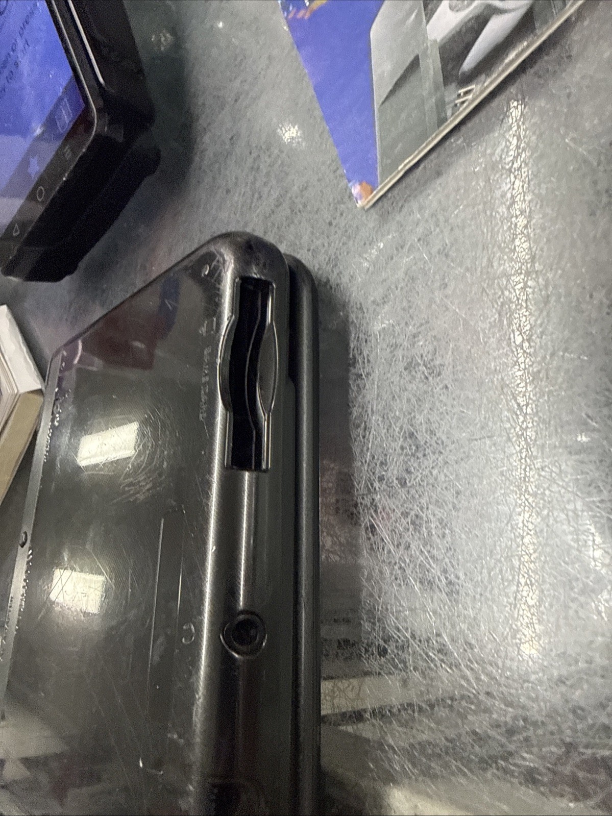 New Nintendo 3DS LL Metallic Black For Parts / Repair / Work