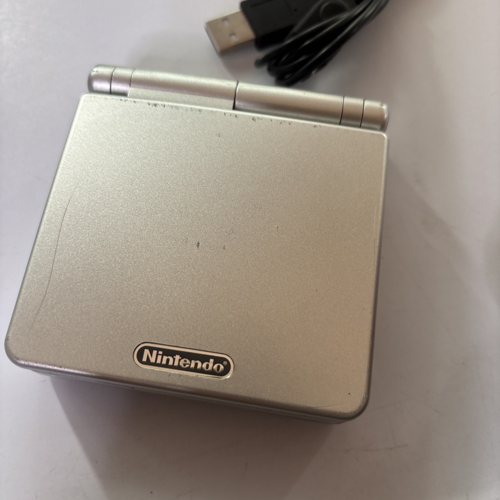 Nintendo Gameboy Advance SP Console Silver AGS-001