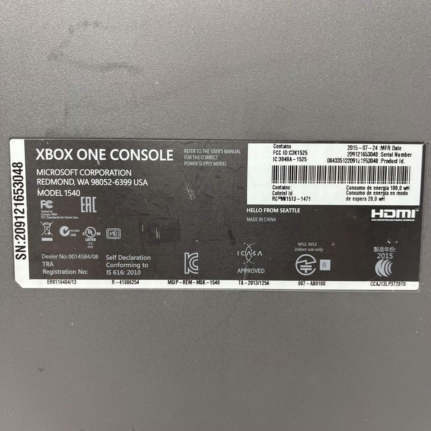 Microsoft Xbox One 1TB Console Gaming System Halo 5: Guardians 1540