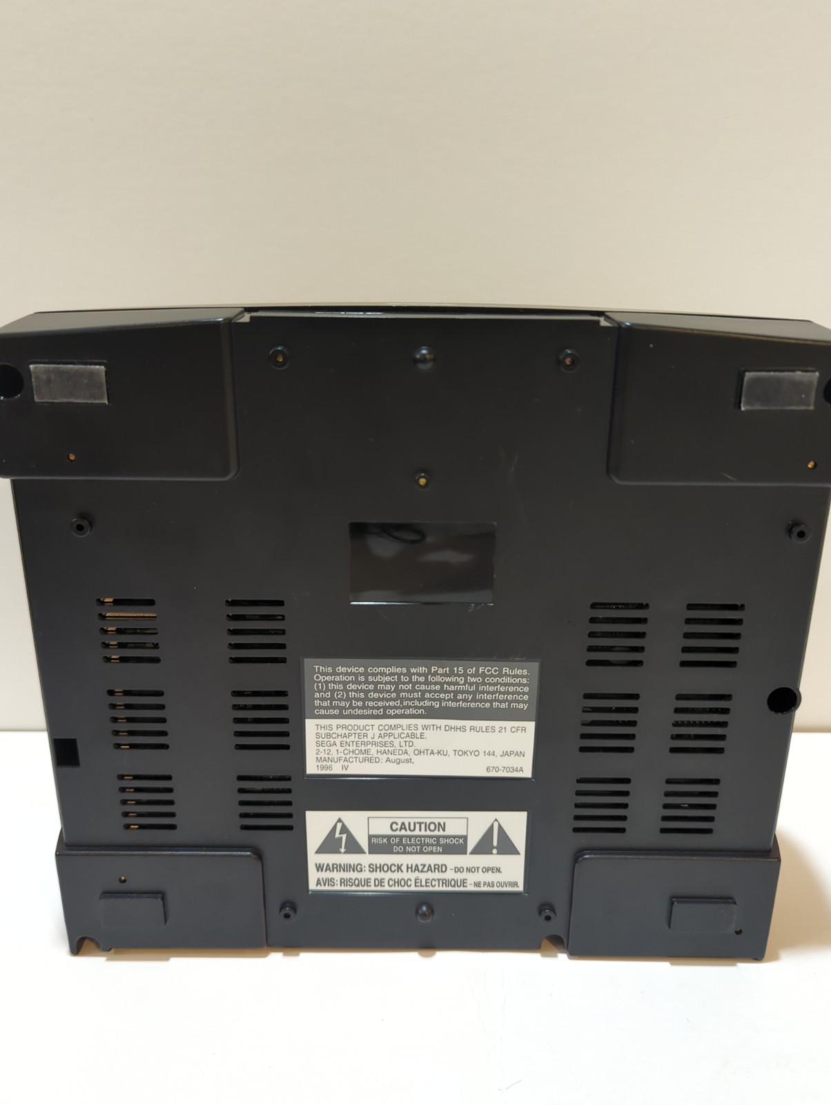 SEGA Saturn Console – Black – Tested MK-80000A With Controller, HDMI adaptor.