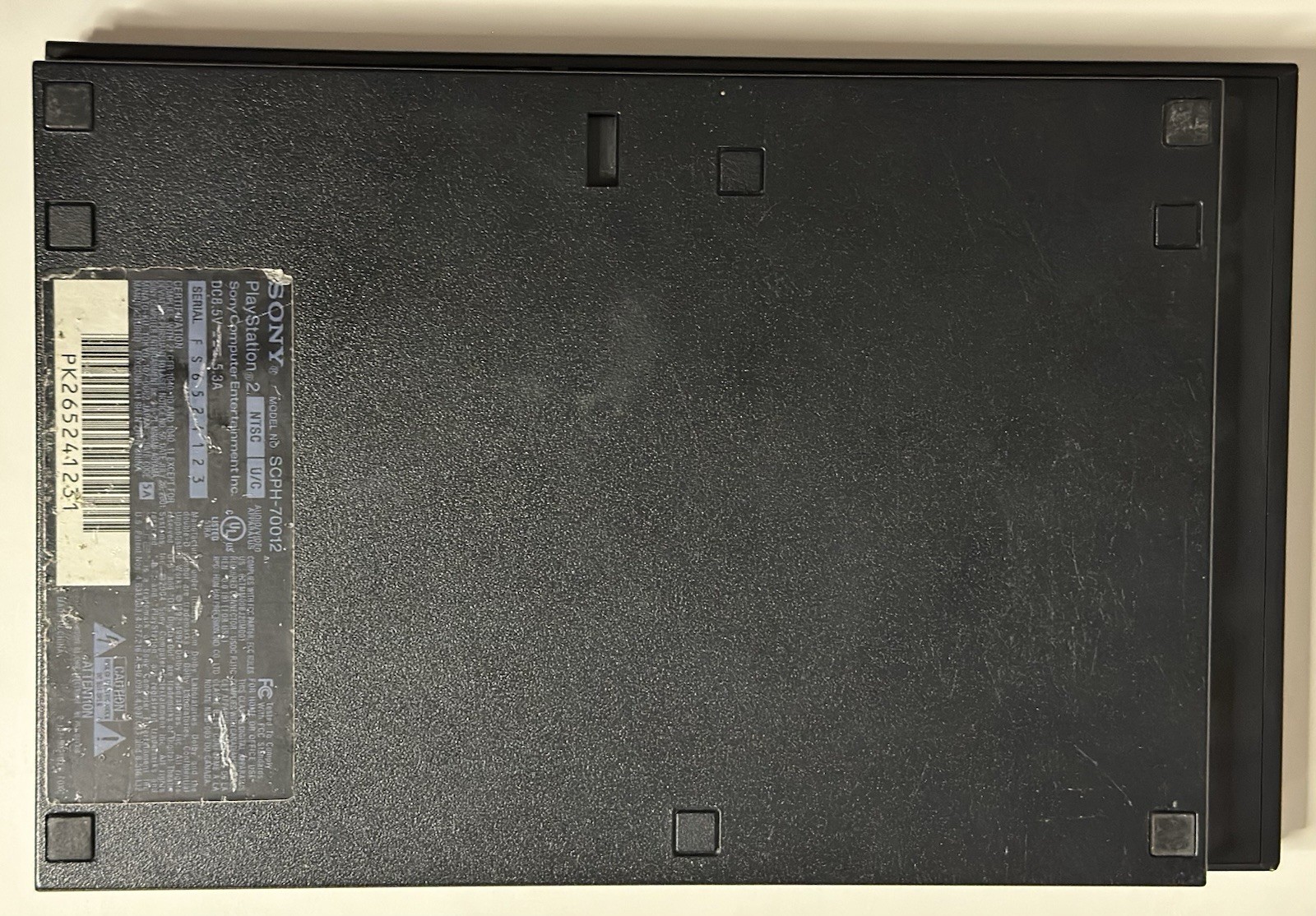 Sony PlayStation 2 Slim With Games , Controller and MemoryCard. NO POWER CABLE.