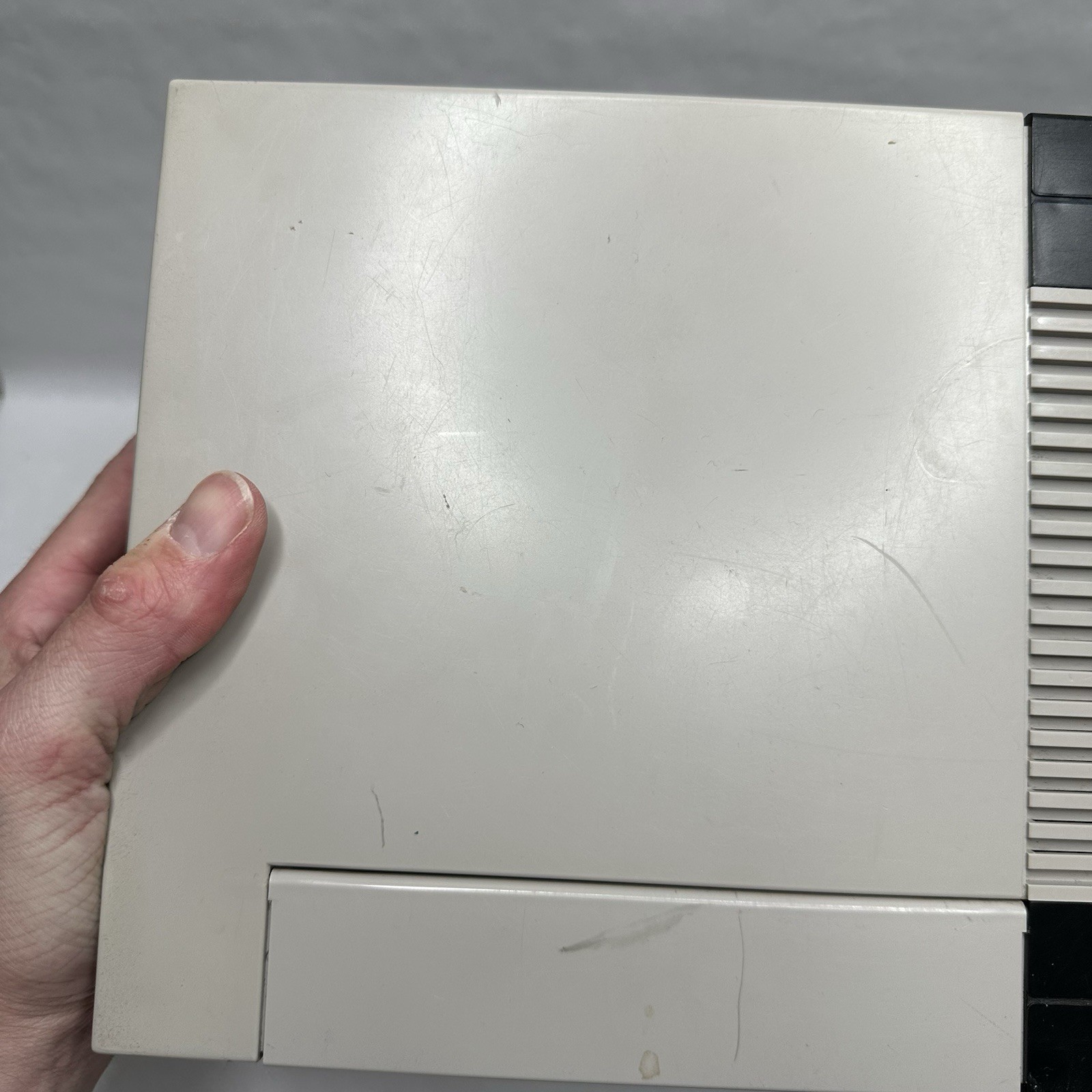 Original Nintendo NES Console Bundle Cables Controller Works Tested