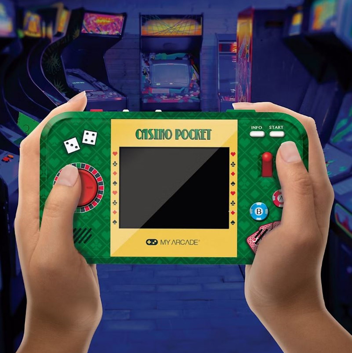 My Arcade Casino Pocket w/ 30+ Different Games 3.5″ Full-Color Display DGUN-3948
