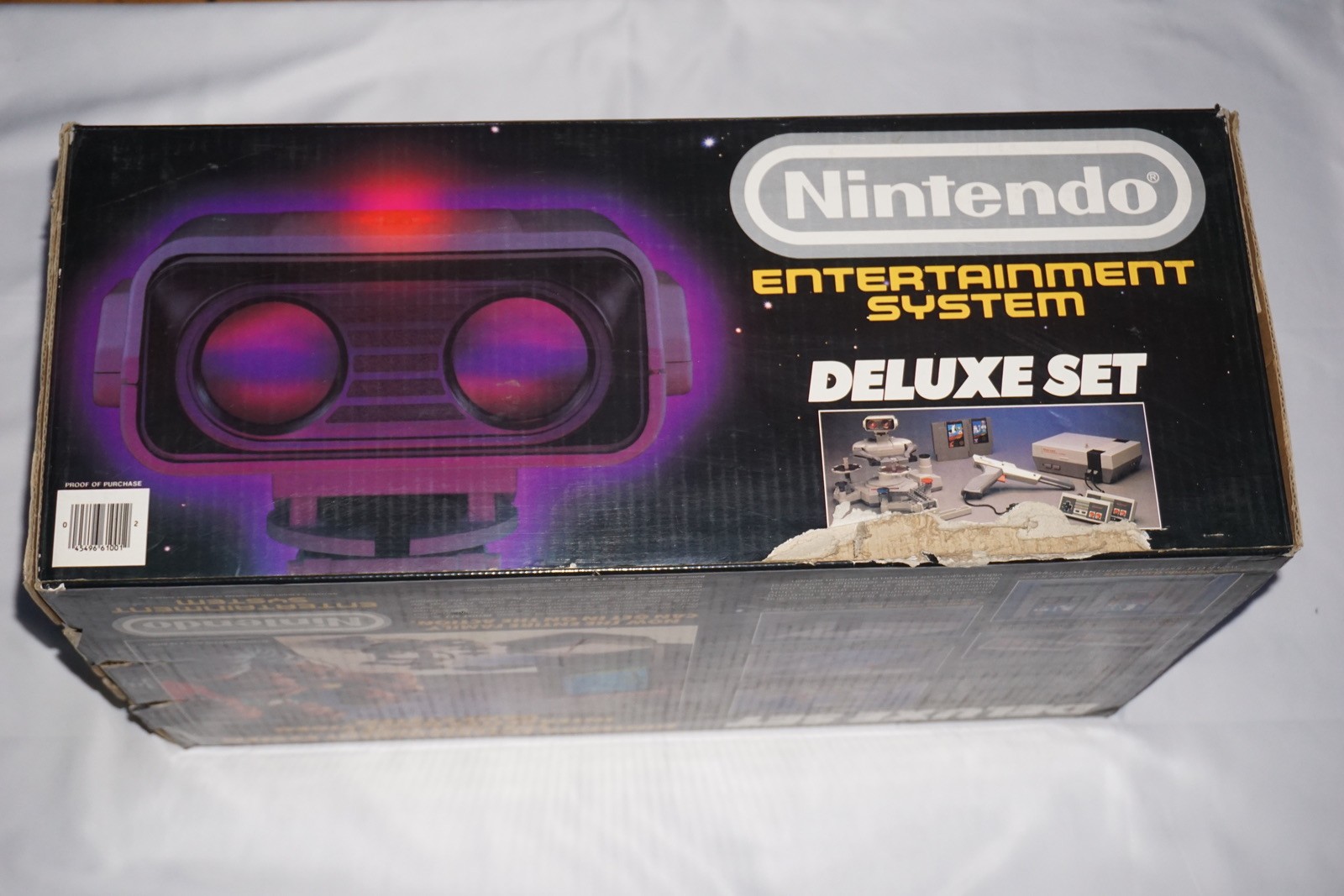 Nintendo NES Deluxe Set ROB Robot Console System Complete in Box CIB Tested