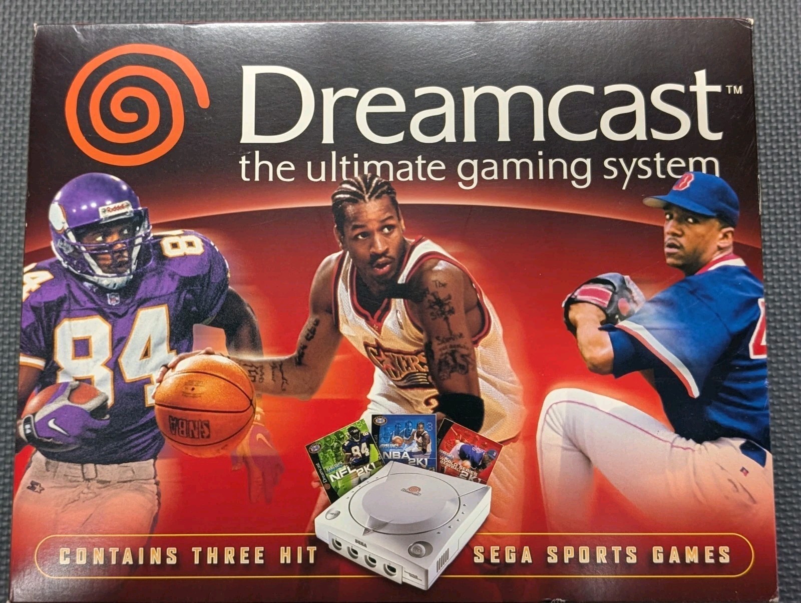SEGA Dreamcast Console Rare Sports Bundle NFL NBA MLB 2k1 New Factory Sealed
