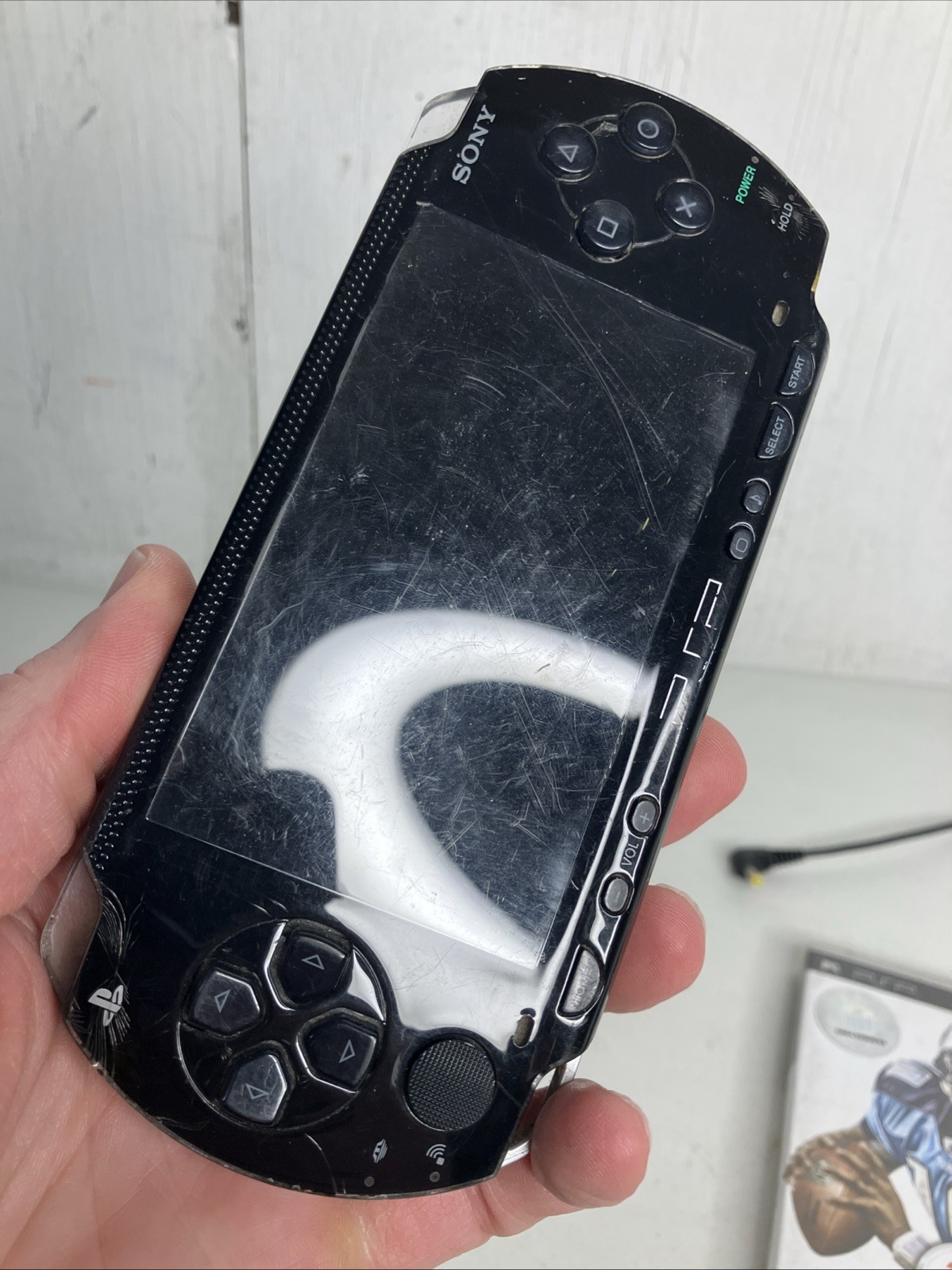 Sony PSP-1001 Black Handheld Console Bundle Game & Charger PSP-100